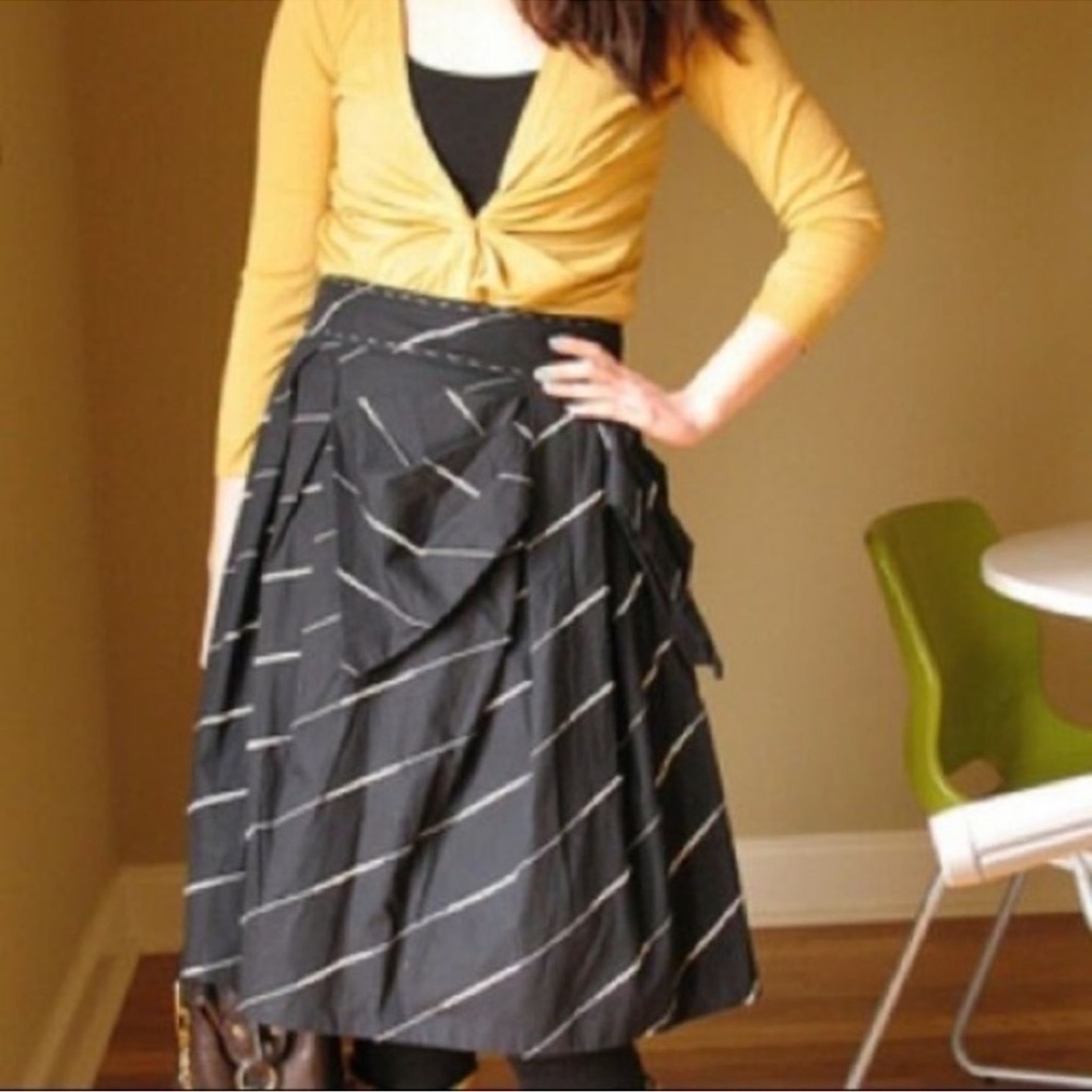Anthropologie Floreat a line skirt